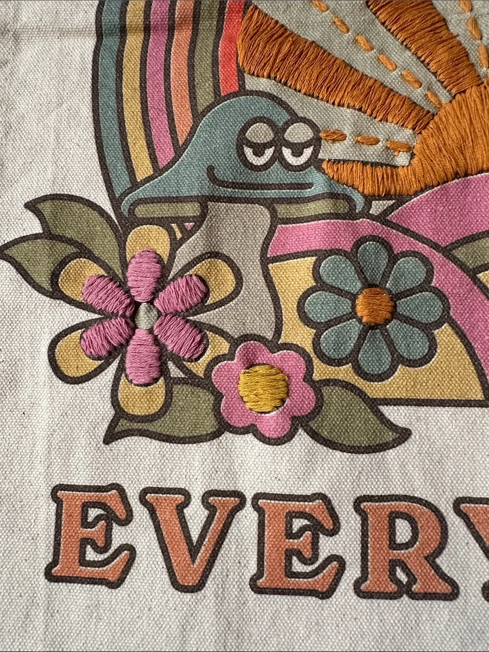 Grateful For Everything Retro Sunburst Wall Tapestry - Urban Outfitters